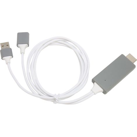 Câble adaptateur USB vers HDMI 1080P pour iOS et Android (1/5)
