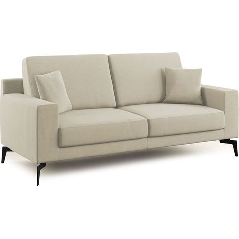 Prestige Divano design moderno T11 186 cm panna