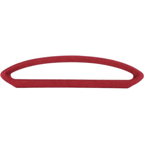 Garniture de cadre de sortie d'air de console centrale, cache en suédine pour aérateur de climatisation, compatible avec Subaru BRZ 2013-2020, rouge vif (1/4)