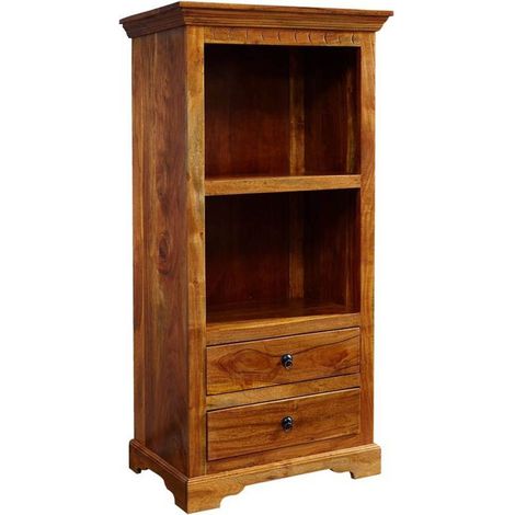 Regal Akazie 68x44x140 honig lackiert OXFORD 01010