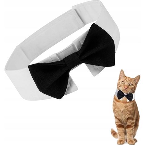 Pajarita para Perros y Gatos Velcro Universal Elegante Traje de Fiesta talla L (1/5)