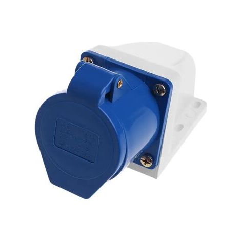 Prise courant industrielle - 32A, 3 broches, étanche IP44, 220V-250V, 2P+E 1 pc