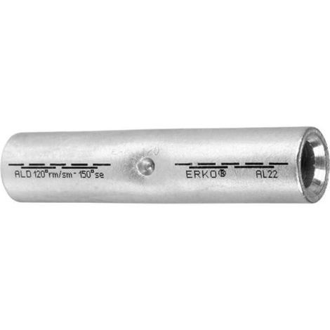 EMBOUT : MANCHON DE RACCORDEMENT , ALUMINIUM , 25 MM² , SCELLÉ ERKO ALD25/1