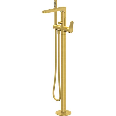 Steinberg 340 - Badewannenarmatur, Bodenmontage, Gold gebürstet 340 1162 BG (1/5)