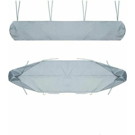 Sac de Protection pour Store Banne 3m Gris Housse de Rangement pour Banne Manuel Rétractable Housse de Protection Anti-poussière imperméable pour auvent de terrasse
