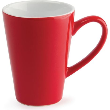 Mugs Latte Café rouges 340ml (lot de 12) - Ref GL486 - Olympia (1/3)