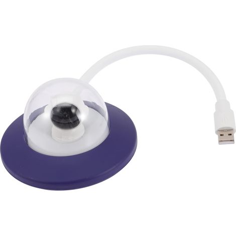 Veilleuse USB Lampe de Chevet Tamisée en Forme de Disque (1/5)