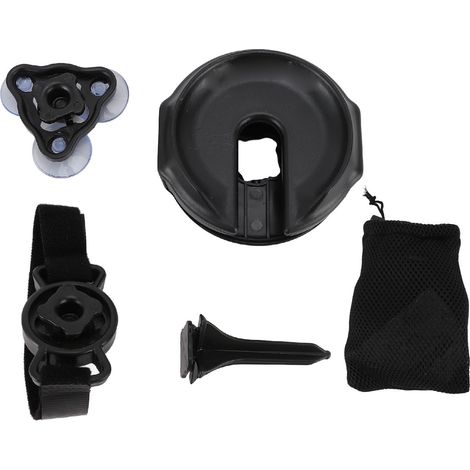 Support de verre à vin Portable d'extérieur, support de Base avec 3 accessoires pour bateaux pique-niques Patio noir (1/5)