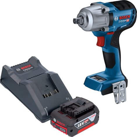 Visseuse à chocs sans fil Bosch GDS 18V-450 PC Professional 18 V, 450 Nm, 1/2", sans balais + 1 batterie 4,0 Ah + chargeur (1/5)