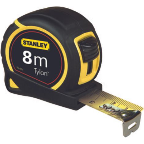 ST FLESSOMETRO TYLON IN ABS 8 M X 25,0 MM 1.30.657- STANLEY- 1,0 pz