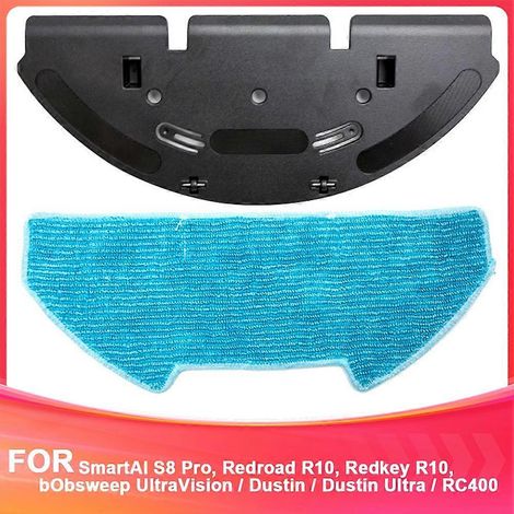 Ersatz-Wischmopphalterung und -Pads für BObsweep Dustin, RC400, Ersatz-Wischmopppads, Wischmopphalterung mit hochwertigen Lappen (1/5)