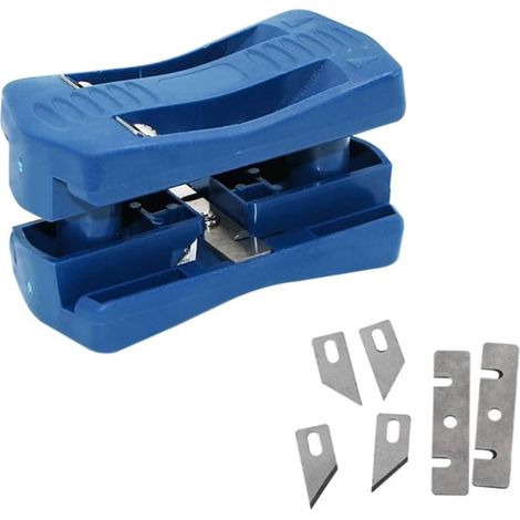 Trimmer - Flat Head Edge Trimming Machine - For Melamine Veneer PVC - 15-40 mm Width - 0.5 mm Max Trim Depth - 1 Piece (1/5)