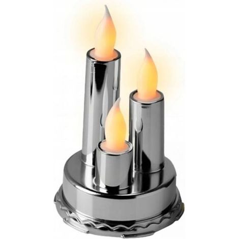 Portacandele a LED Ecarla con batteria, stoppino lampeggiante, luce calda LAMP41S 300ml (1/3)