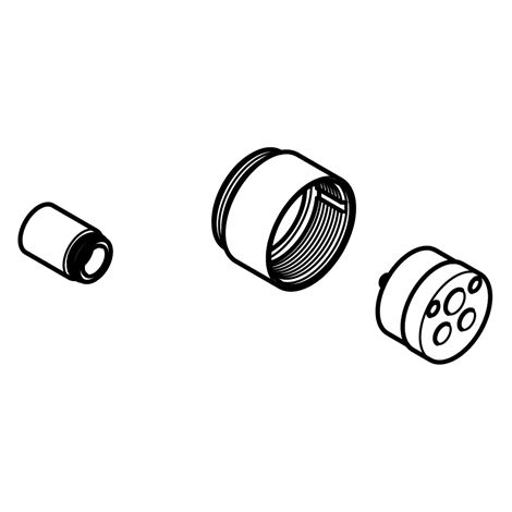Dornbracht Verlängerung, 25mm, für UP-Einhandbatterie Brause und (1/4)