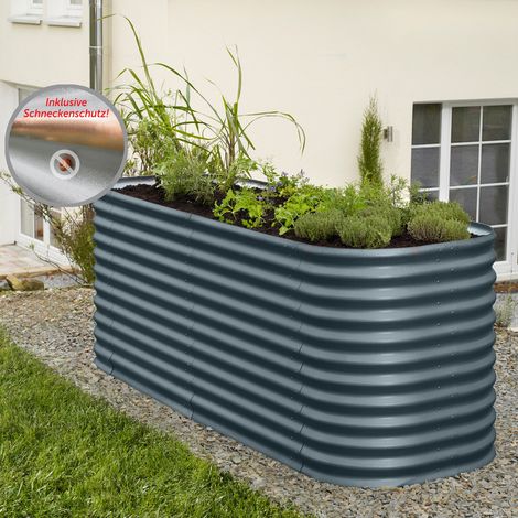 Vitavia Hochbeet "Vita BASIC L", granit, 242 x 82 x 86 cm (L x B x H) (1/5)