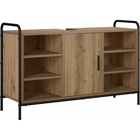 Mueble de Cuarto de Baño Roble artisan 95 x 34 x 61 cm vidaXL (1/5)