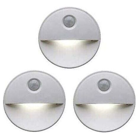 PA AIPERQ Veilleuse LED détecteur de mouvement Teinte induisant le sommeil grâce aux ampoules LED Fonctionnement sans fil Parfait pour les armoires de salle de bain, les escaliers et plus (1/4)