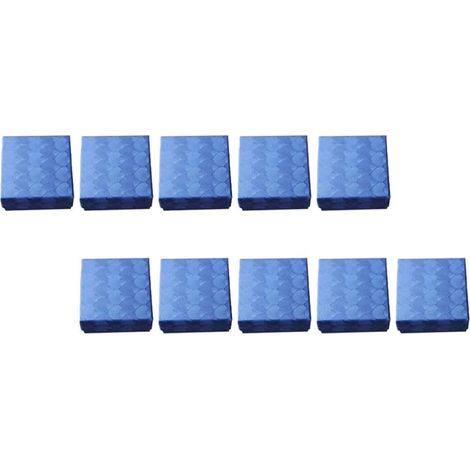 Caja para joyas de papel rígido azul con diseño de conchas marinas (10 unidades) (1/5)