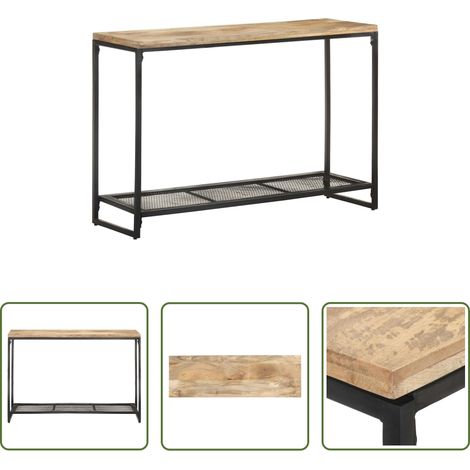 Massivholz - Konsolentisch 110x35x75 cm Mango Massivholz (1/5)