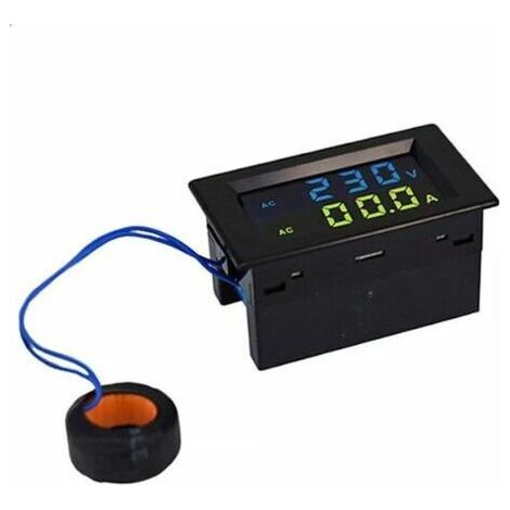 Double Amperemetre Pour Voltmetre A Affichage A Cristaux Liquides, Ac80-500V