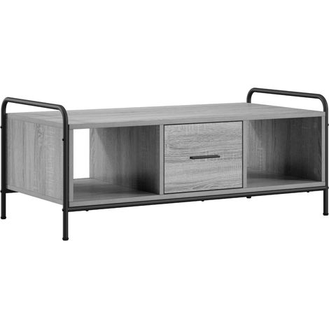 Coffee Table Grey Sonoma 99.5 x 49 x 41 cm Engineered Wood vidaXL (1/5)