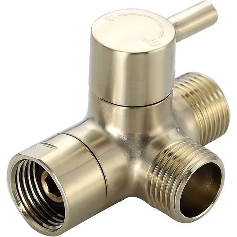Duscharmatur mit 3-Wege-Umsteller, G1/2 (poliertes Messing) (1/5)