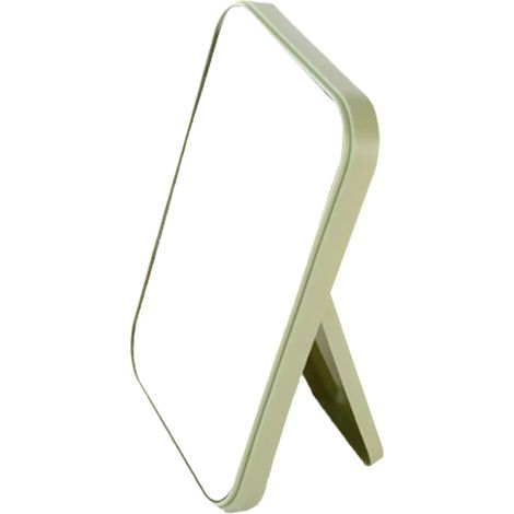 Espejo de Maquillaje Portátil Plegable con Soporte Ajustable, Adecuado para Uso Personal y Viajes (Verde Nórdico) (1/5)