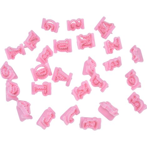 26 Pièces Moule à Gâteau en Silicone Souple Démoulage Facile Résistant à la Chaleur pour Chiffres, Biscuits, Chocolats et Bonbons (1/5)