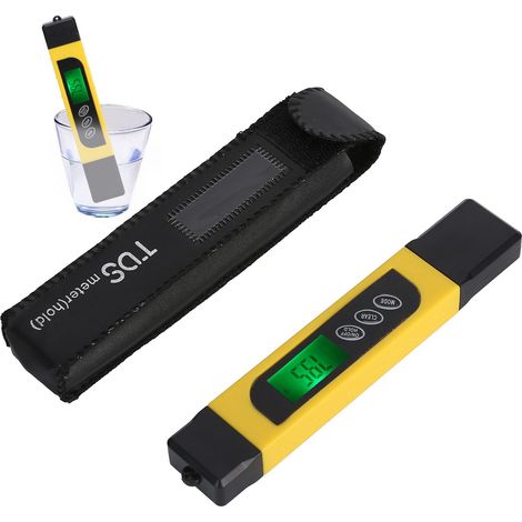 Wasserqualitätsmessgerät (TDS 0–4999 ppm), Wasserqualitätsprüfstift, Schwimmbadwasser-Prüfstift, Temperaturmessgerät (1/5)