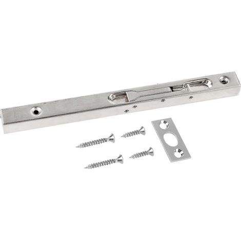 Verrou de sécurité encastré en acier inoxydable 304 pour porte de jardin, clôture ou portail : serrure antivol robuste et résistante. (1/5)