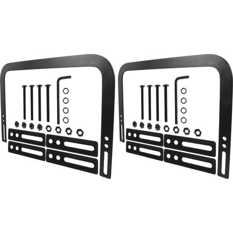 2ensembles Lot de Butées De Matelas Barres Métalliques De Maintien Stabilisateurs Antidérapants pour Sommier De Chambre (1/5)