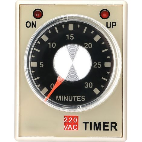 Relais temporisé de minuterie de retard de mise sous tension de 220VAC 30 minutes AH3-3 (30 M) (1/5)