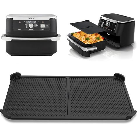Grille Anti Projection pour Air Fryer Ninja 10,4 L AF500EU, Adaptable à la cloison, Protection en Silicone Réutilisable pour Friteuse à Air Chaud, Protection Efficace de la Spirale Chauffante (1/5)