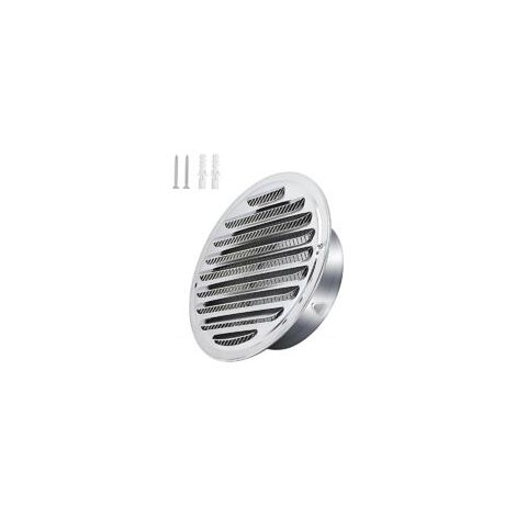 Griglia di ventilazione rotonda in acciaio inox per tubo di scarico da 200 mm, cappa di uscita aria, griglia di ventilazione rotonda, cappa aspirante con zanzariera - Crezuo
