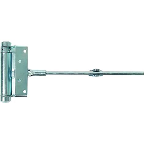 Alberts 417758 Chiudiporta e cancello, autochiudente, zincato blu, altezza 100 mm, lunghezza 242 mm (1/2)