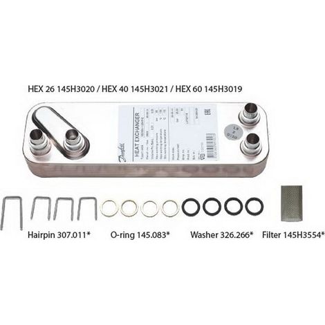 Service Kit HEX 26-Platten Edelstahllot