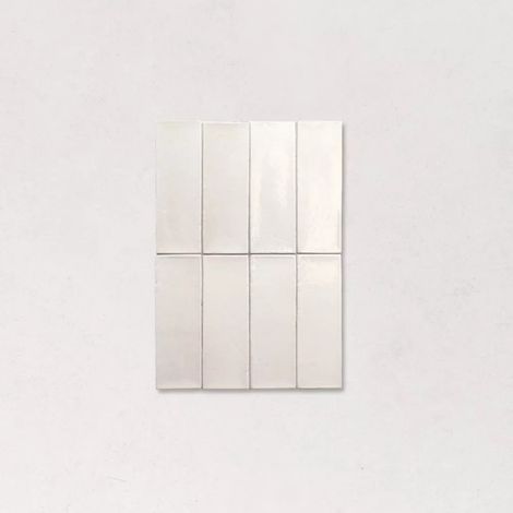 Carrelage Effet Zellige Blanc MIYAKO White 5x15cm (1/2)