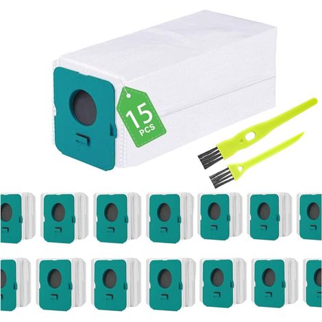 15 Stück Beutel für Staubsauger für Samsung Bespoke Jet VCA-ADB95 Reinigungsstation Set,Staubfilterbeutel für Samsung Bespoke Jet-Clean Station VS20A95923W,Cordless Rod Vacuum Cleaner Accessories,Enth (1/5)