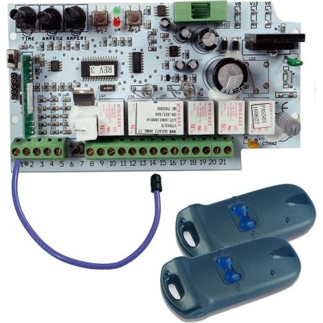 Pack CTH42 SET Carte électronique Ducati Home Automation CTH42 + 2 Télécommandes à code variable PULT 6203R (1/3)
