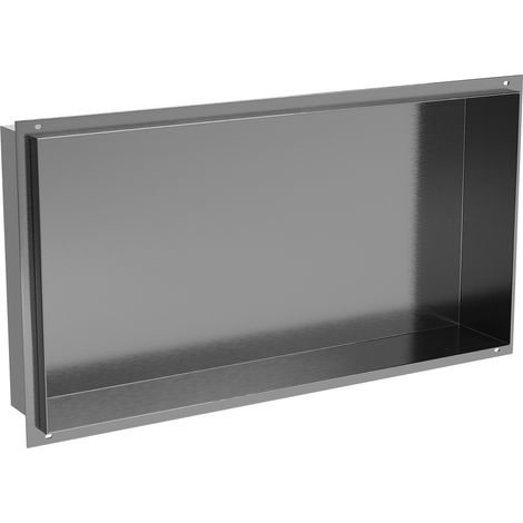 Mexen X-Wall-NR Nischenregal ohne Abdeckung 60 x 30 cm, gebürstetes Gun Gray - 19E1603010 (1/5)