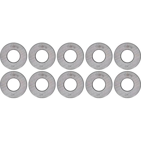 Lot de 10 roulements à billes de butée unidirectionnels 51202 pour équipement, kit de remplacement d'accessoires (1/5)