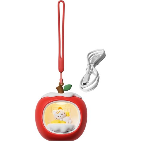Veilleuse Mignonne Lampes 3D Maison Fruit pour Tables de Chevet avec Lacets (1/5)