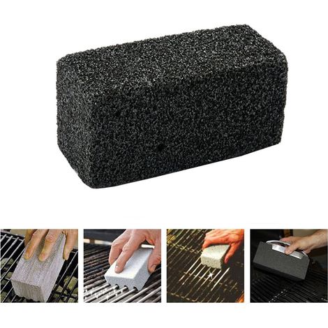 Pierre de nettoyage pour grilles de barbecue, adaptée à la cuisine et au bar, nettoyant efficace.