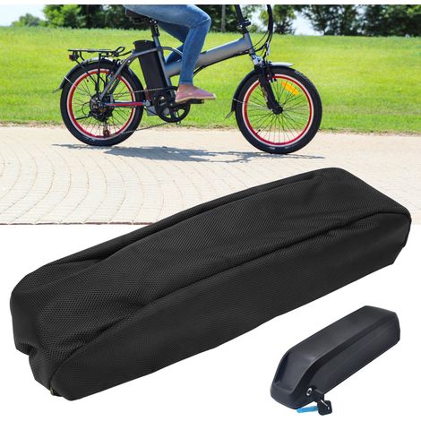 Housse de Protection Imperméable pour Batterie de Vélo Électrique Anti-Poussière et Boue