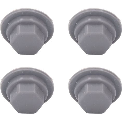 Couvercles de boulons à vis hexagonaux, 50 pièces, capuchons de protection hexagonaux étanches à la poussière, protecteur de tête en Silicone M10 12.5mm/0,49 pouces de hauteur (1/5)