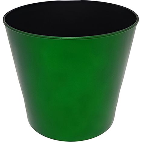 Vaso Porta Piante Natalizio verde Lucido Glitterato portabottiglie con ghiaccio base copri piede per albero di natale (1/4)