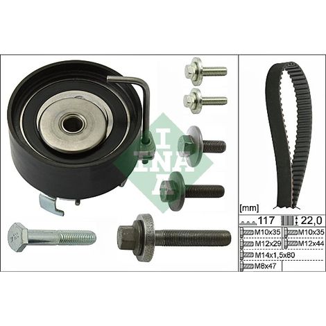 Kit de correa de distribución 530049510 INA