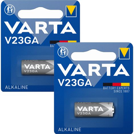 Batería alcalina Varta V23GA de 12 V para control remoto de linterna (x2) (1/3)