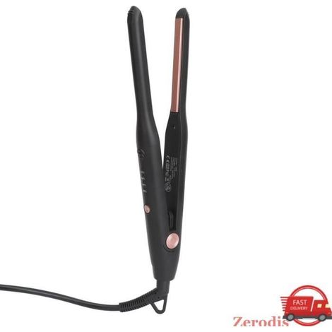 Lisseur à cheveux - ZERODIS - Modèle étroit - Prise UE 100-240V - 4 vitesses de température - Lisser et boucler (1/4)
