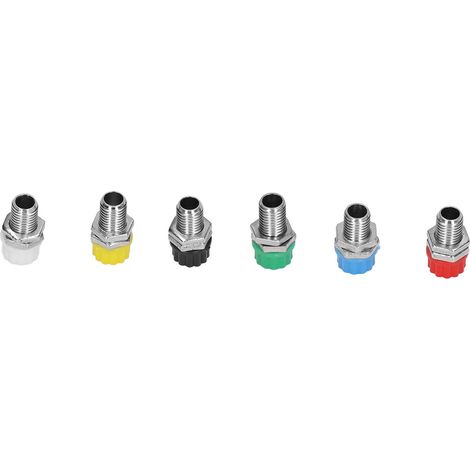 Set mit 10 4-mm-Bananensteckern, stabile Übertragung, korrosionsbeständig, 6 Farben, Panelanschlüsse für Schiffe und Computer (1/5)